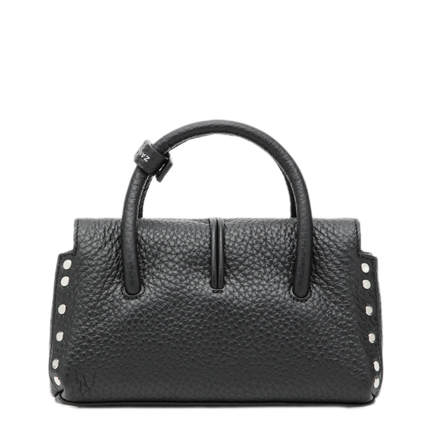 Dotta Baby Black Grained Leather Bag