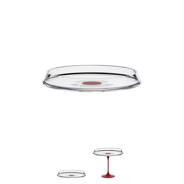 SplitGlass - SnackPlate - Red - single pack