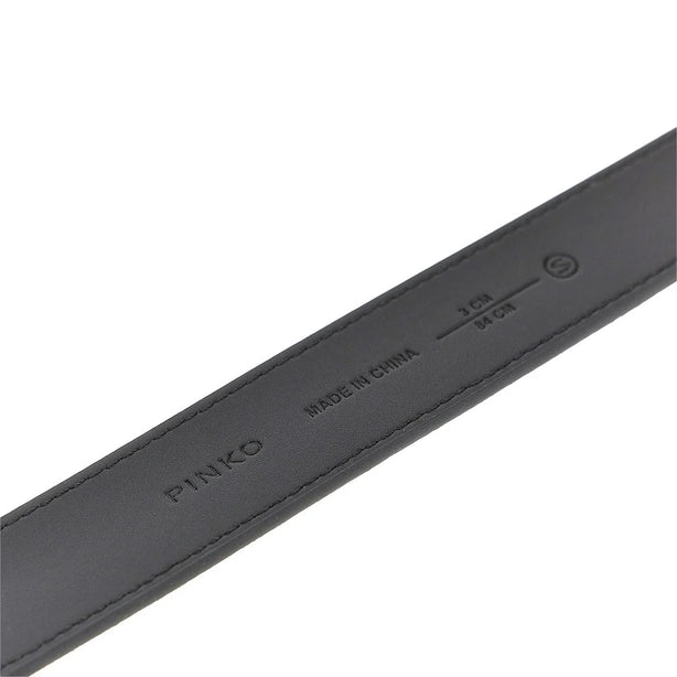 PINKO Love Birds leather belt