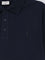 Saint Laurent Piqué cotton polo shirt with Cassandre embroidery - Navy