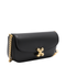 Small Calf Leather Crossbody - Black/Gold