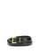 Saint Laurent Crocodile-effect Cassandre Belt - Black
