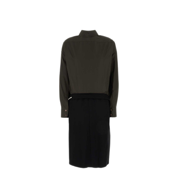 Two Tone Midi Dress