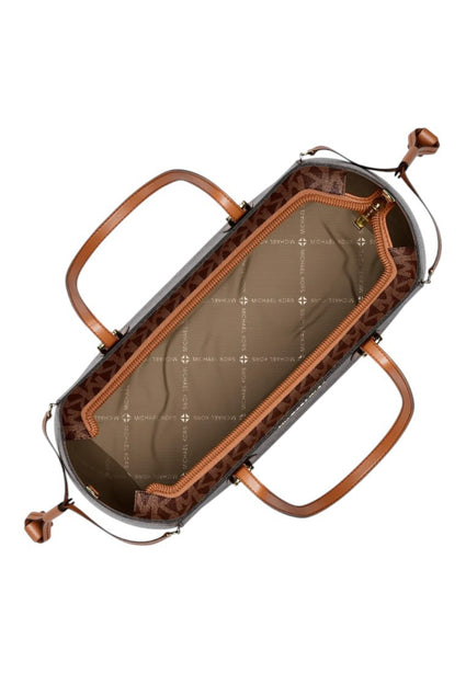 Michael Kors Voyager Extra-Small Signature Logo Convertible Crossbody Bag - Brown