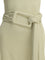 AlaïA Draped midi dress - White