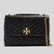 TORY BURCH Kira Chevron Convertible Shoulder Bag Black RS-90446