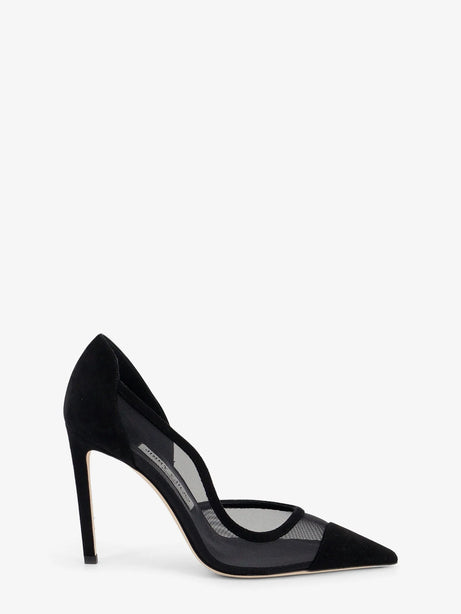 Jimmy Choo Brigitte 100 suede décolleté - Black