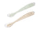Beaba 1st Stage Silicone Spoons & Case 2 Pack - Clay/Misty Green