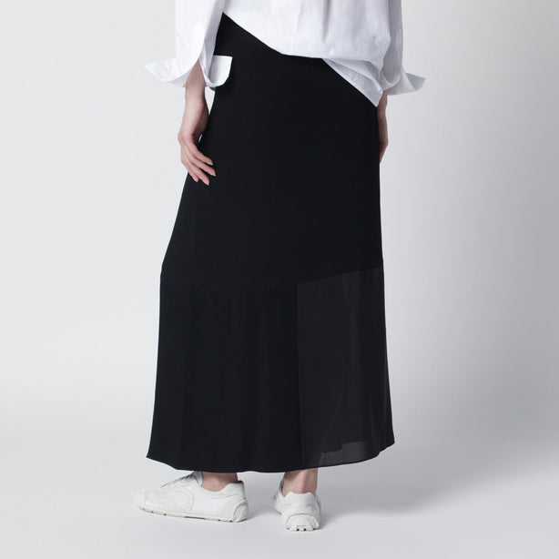 Black Patchwork Skirt