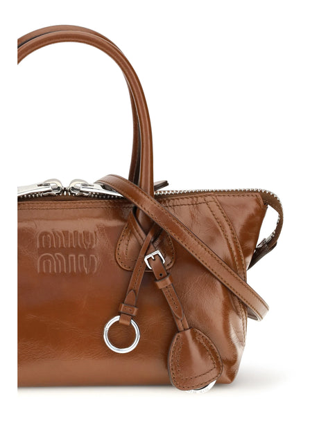 Miu Miu Glossy leather Handbag - Palissandro