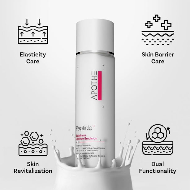 [APOTHE] Peptide 11 Botulinum Essence Emulsion 150ml - Multi Peptide Firming & Nourishing Facial Lotion for Glass Skin[International Shipping]