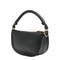 Marcie Mini Calfskin Saddle Bag - Black