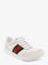 Gucci Screener sneakers in nylon with side Web detail - White