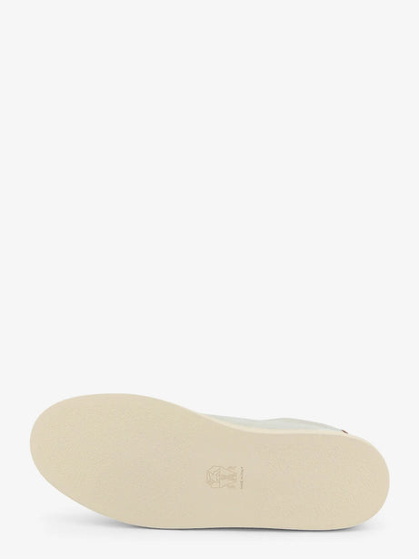 Brunello Cucinelli Low-Top suede and leather sneakers - Opticalbiancocuoio