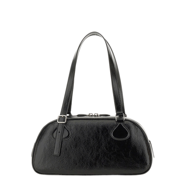 Friday Medium Naplak Shoulder Bag - Black