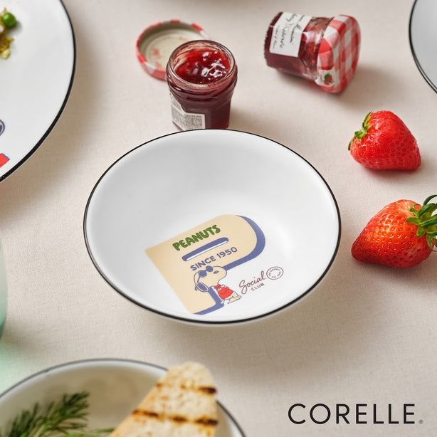 CORELLE 6pc Dinnerware Set – Snoopy 75 Limited Edition (Peanuts)
