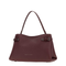Calf Leather Handbag - Purple