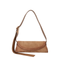 Cannolo Small Suede Shoulder Bags - Biscuit