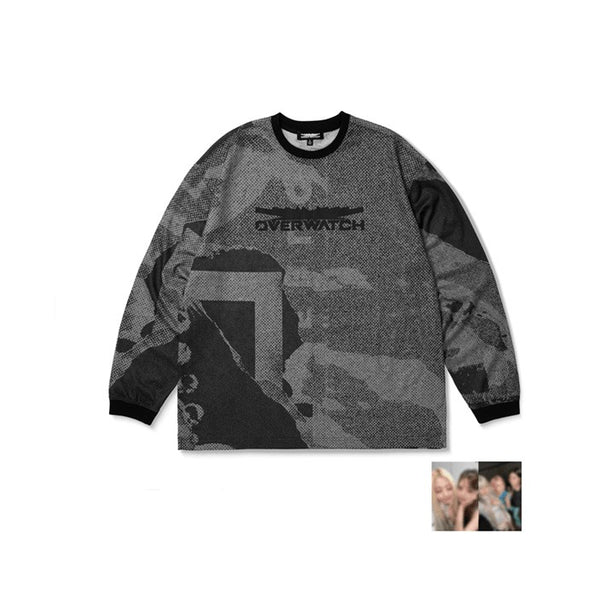[LE SSERAFIM X OVERWATCH] LE SSERAFIM Long Sleeve Jersey (International Shipping)