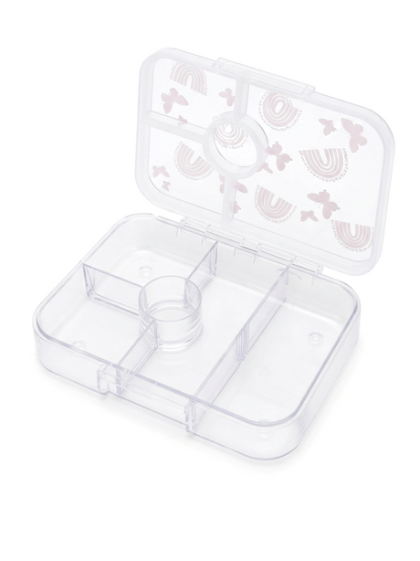 Raindew Kids Butterfly Bento Lunch Box   Features Multiple Compartments Inside, Allowing for Separation of Different Food Items — Perfect for Balanced Meals. Capacity: 850ml; 5 Compartments