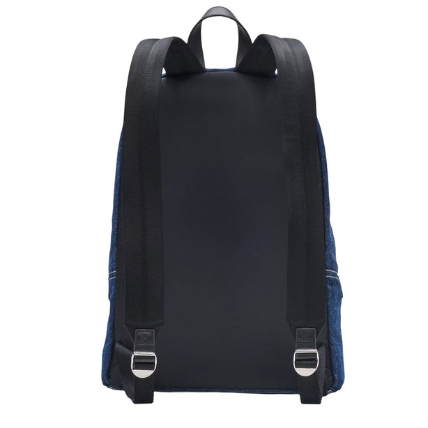 Marc Jacobs The Biker Colorblock Denim Large Backpack Bag - Indigo Multi 2P5HBP003H03