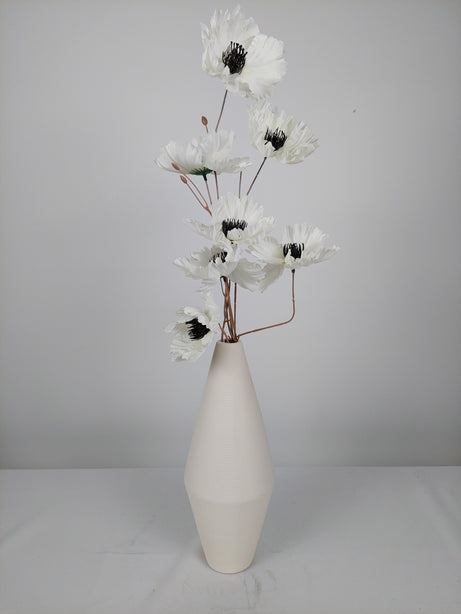 Ovation Lifestyle Diamond Floral Clay Vase - Design 2