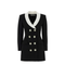 Black Tailored Blazer Mini Dress