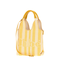 Embroidered Canvas Stripy Handbag