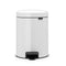 Brabantia NewIcon Soft Closing Pedal Bin XS, Plastic Inner Bucket, 5 L