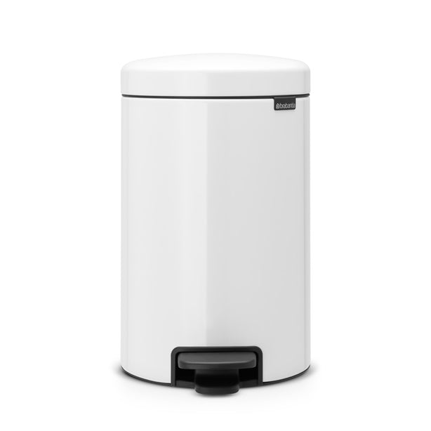 Brabantia NewIcon Soft Closing Pedal Bin S, Plastic Inner Bucket, 12 L