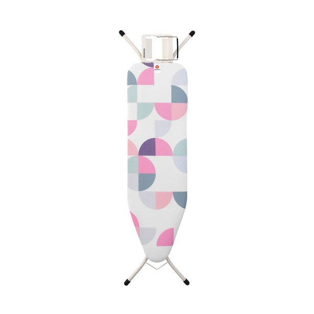 Brabantia PerfectFit Ironing Board, Steam Iron Rest, B, 124 x 38 cm