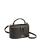 VLogo Signature Mini Grainy Calfskin Vanity Bag - Black