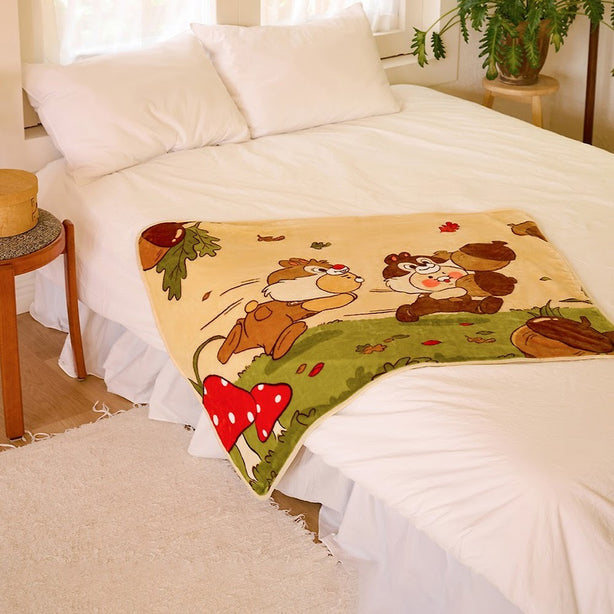 [CHIP AND DALE] KAKAO FRIENDS Lap Blanket - Ryan and Choonsik (International Shipping)