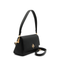 Charlie Small Calf Leather Shoulder Bag - Black