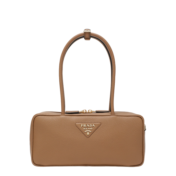 Medium Calfskin Handbags - Caramel