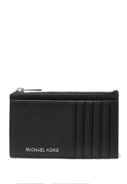 Michael Kors Mens Cooper Slim Zip Wallet - Black