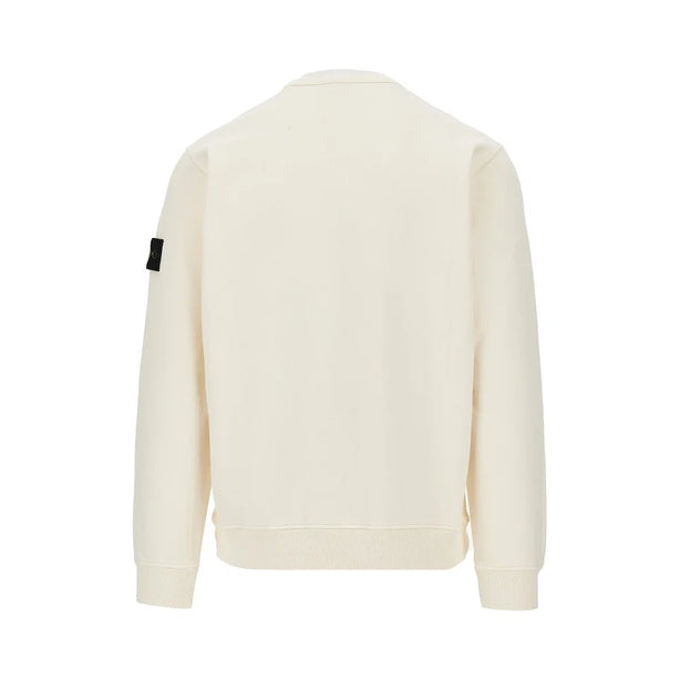 STONE ISLAND Crewneck cotton sweatshirt with Logo Badge