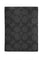 Coach Mens Passport Card Case In Signature Canvas - Charcoal/Black