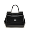 Sicily Small Calfskin Handbag - Black