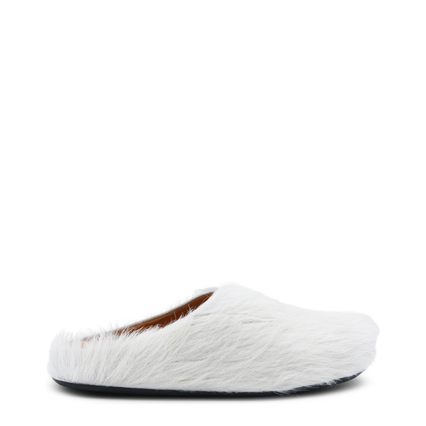 Long Calf Hair Mules