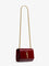 Saint Laurent Kate patent leather crossbody bag - Redgrenat