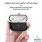 WiWU Calf Skin Genuine Leather Case for Airpods