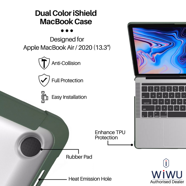 WiWU Dual Color iShield Macbook Case