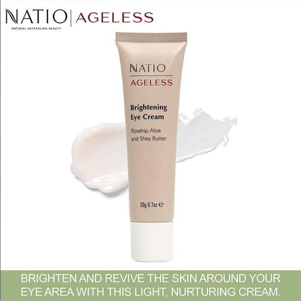 Natio Ageless Brightening Eye Cream, 20g