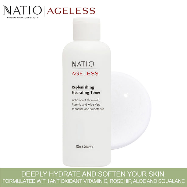 Natio Ageless Replenishing Hydrating Toner, 200ml