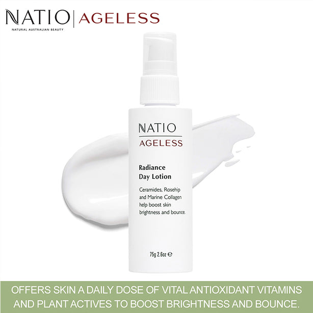 Natio Ageless Radiance Day Lotion, 75g