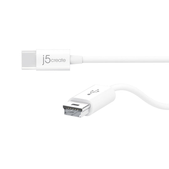 J5Create Type-C To USB 2.0 Mini-B Cable 180CM