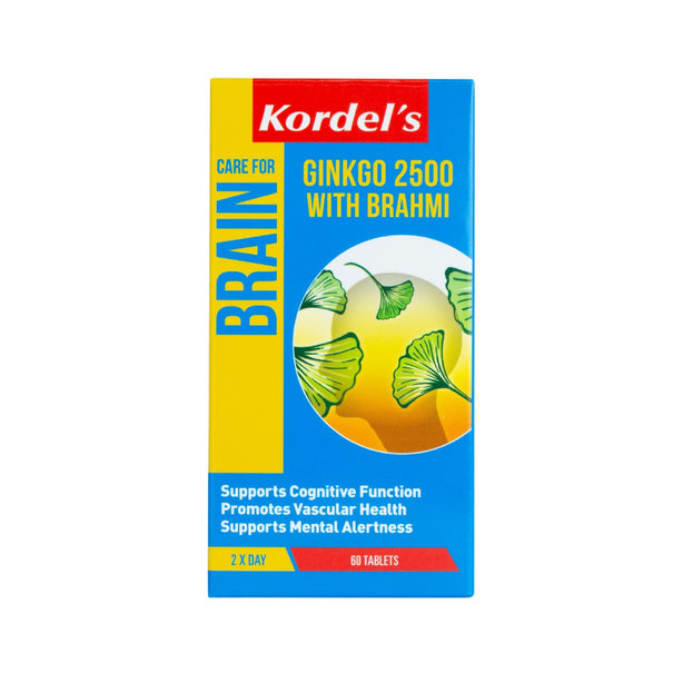 Kordel’s Ginkgo 2500 with Brahmi T60