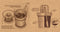 Qualy Cacnister Coffee/Tea Canister And Spoon