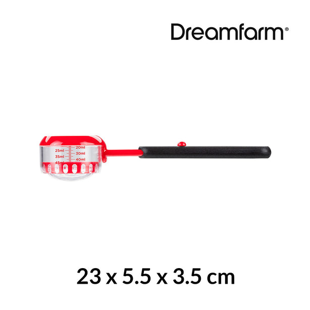 Dreamfarm Levoop - Adjustable Level Measuring Scoop (Red)